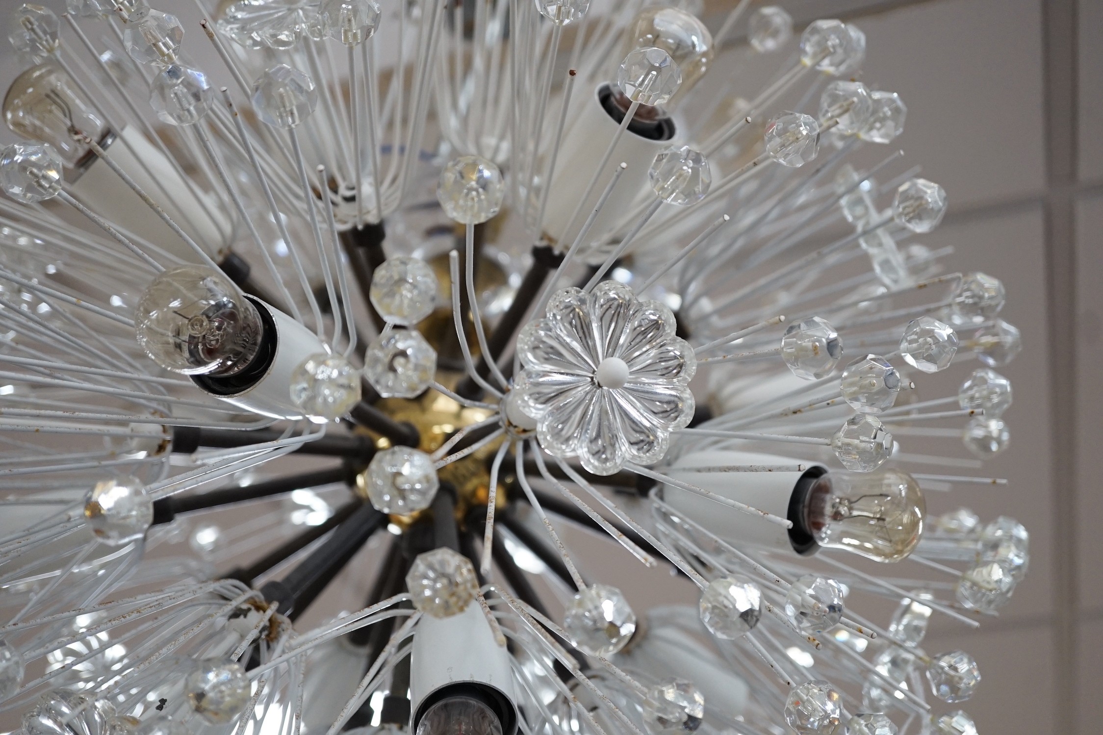 A retro light fitting, approx 35cm diameter